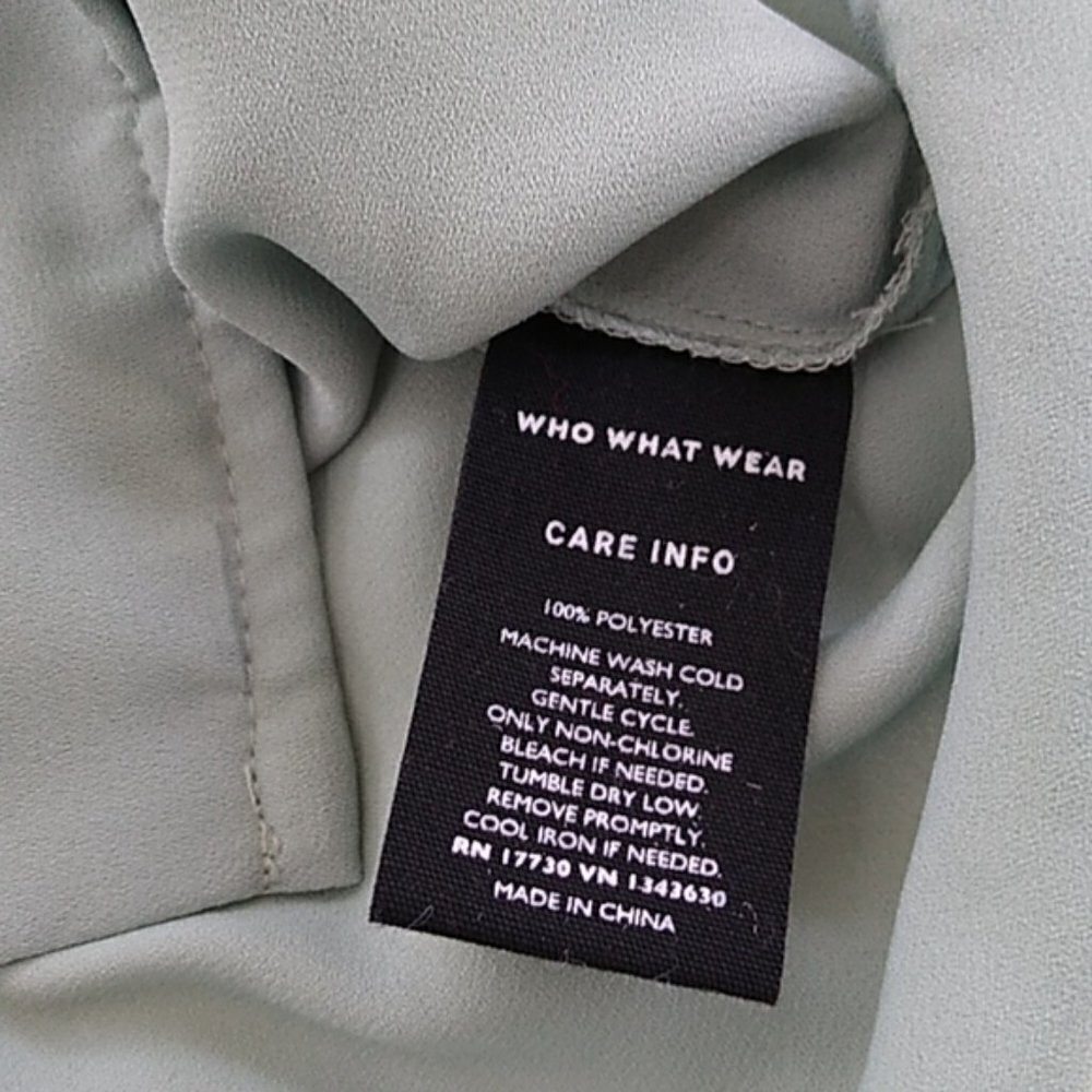 Who What Wear Long Sleeve Button Down Blouse - Picture 11 of 16
